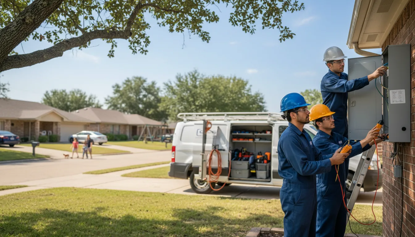 Certified electrician providing emergency electrical services in Berger, MO